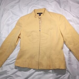 Elegant Women's Yellow Blazer